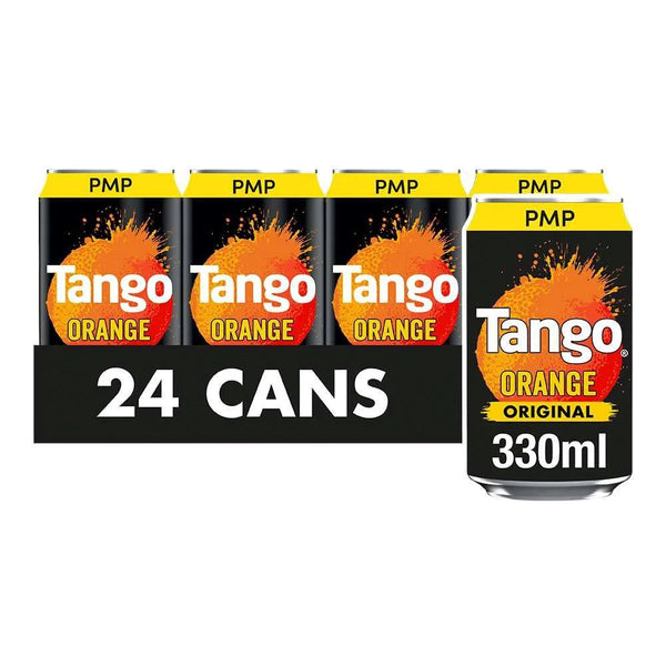 Tango Orange Original Cans 330ml, front of pack