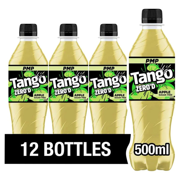 Tango Zero'd Apple 500ml bottle, front of pack