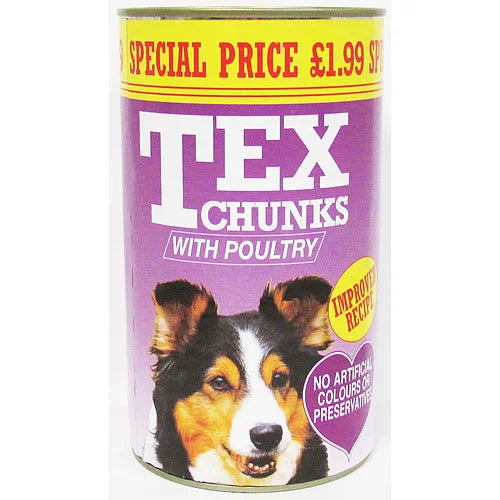 Tex Poultry Dog Food 1.2kg, front of pack