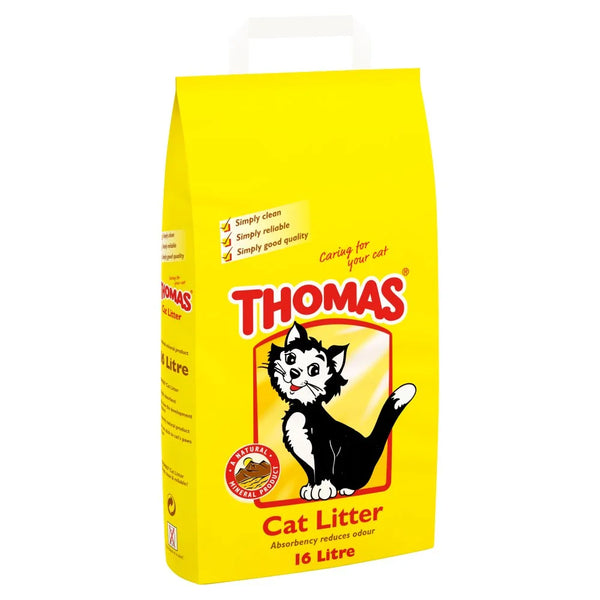 Thomas Cat Litter 16L, front of pack