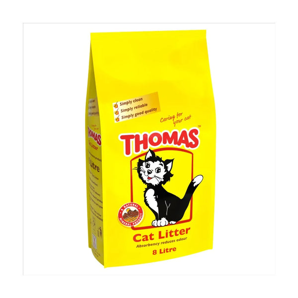 Thomas Cat Litter 8L, front of pack