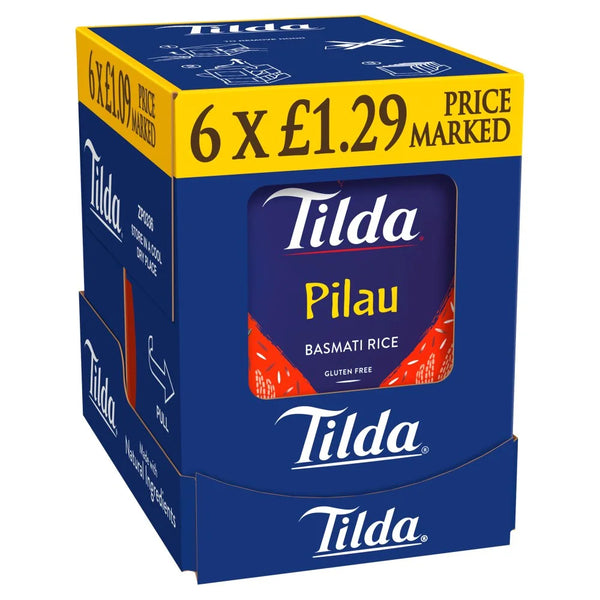 Tilda Classics Pilau Basmati Rice 250g, front of pack
