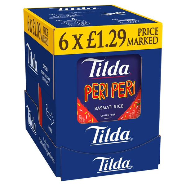 Tilda Peri Peri Basmati Rice 250g, front of pack