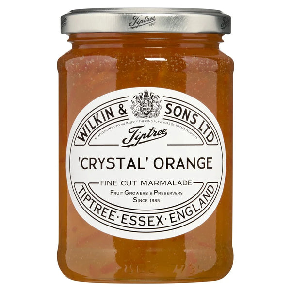 Tiptree Crystal Orange Fine Cut Marmalade 340g, front of pack