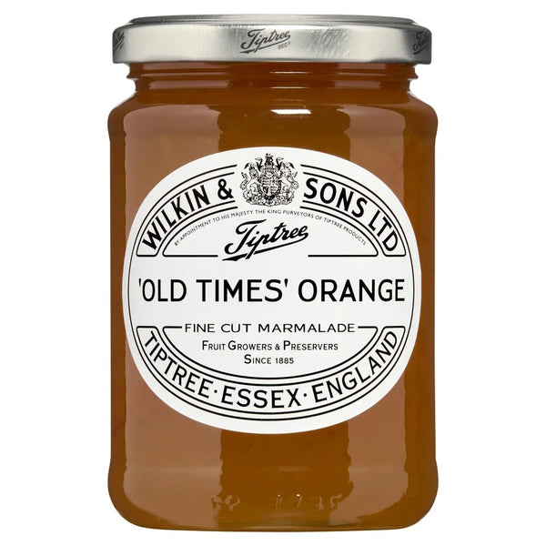 Tiptree Old Times Orange Fine Cut Marmalade 340g, front of pack