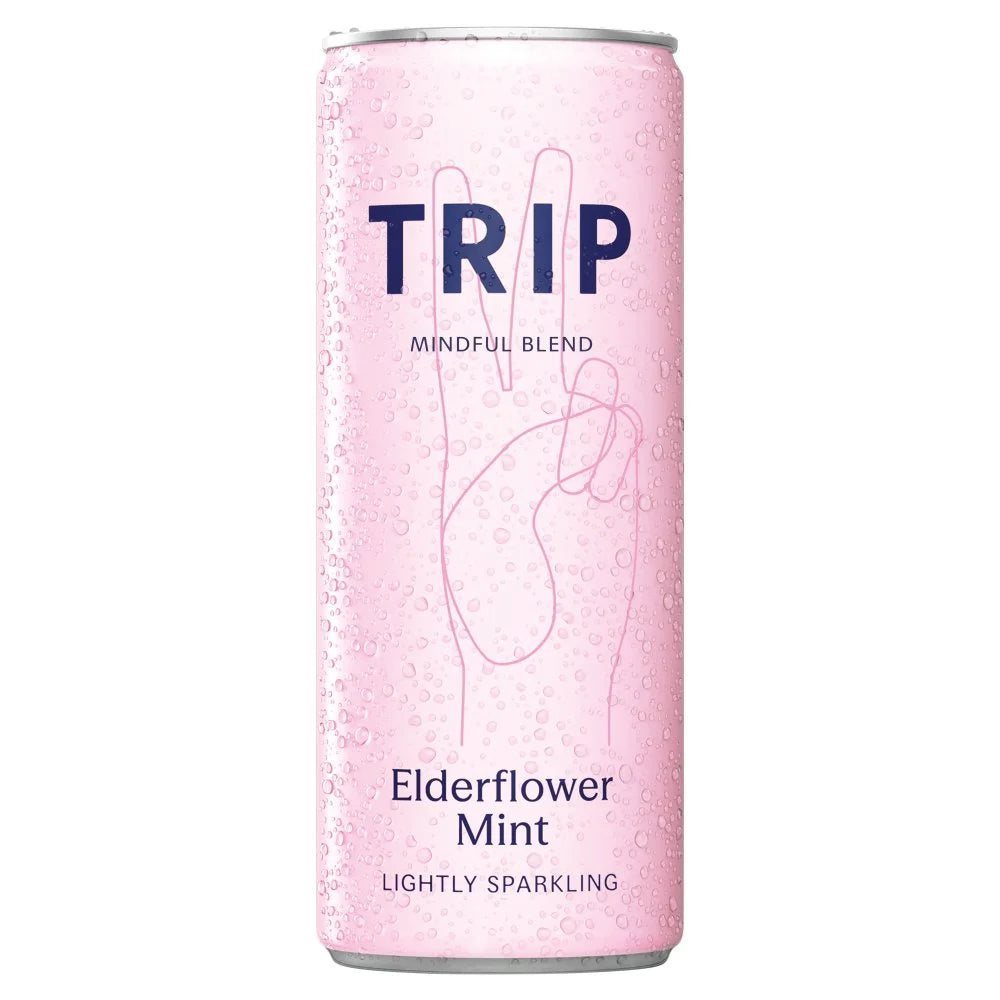 Trip Elderflower Mint 250ml, front of pack