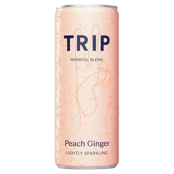 Trip Peach Ginger 250ml, front of pack