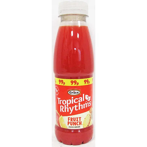Tropical Rhythms Fruit Punch 330ml, front of pack