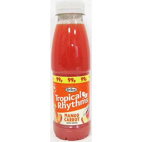 Tropical Rhythms Mango Carrot 330ml, front of pack