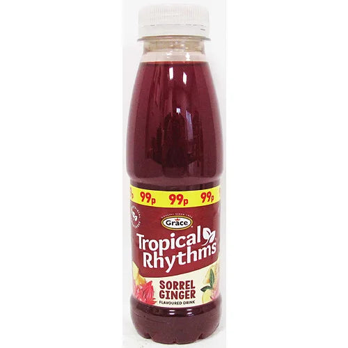 Tropical Rhythms Sorrel Ginger 330ml, front of pack