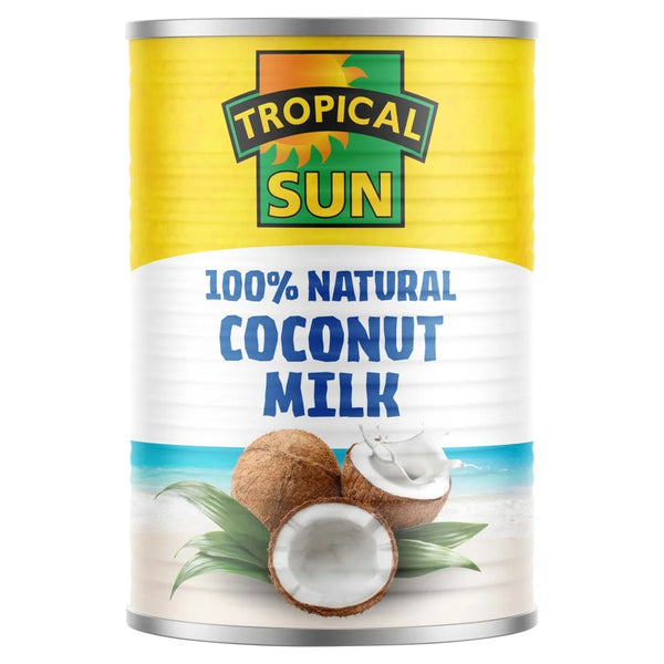 Tropical Sun 100% Natural Coconut Milk 400ml, front of pack