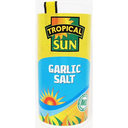 Tropical Sun Garlic Salt 100g, front of pack