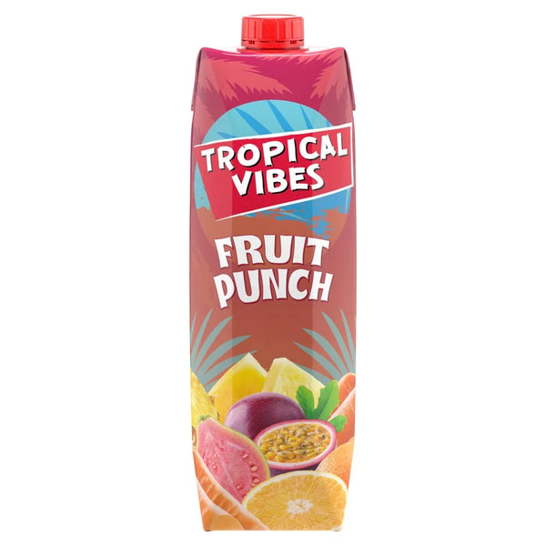 Tropical Vibes Fruit Punch 1L, front of pack