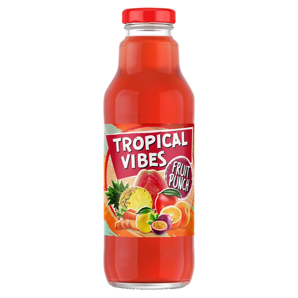 Tropical Vibes Fruit Punch 532ml, front of pack