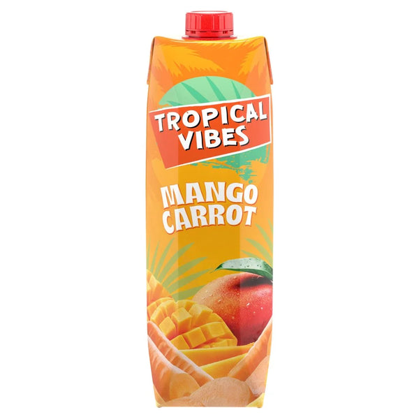 Tropical Vibes Mango and Carrot 1L, front of pack