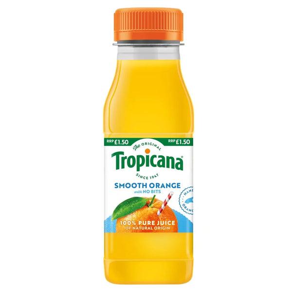 Tropicana Smooth Orange Fruit Juice 250ml, front of pack