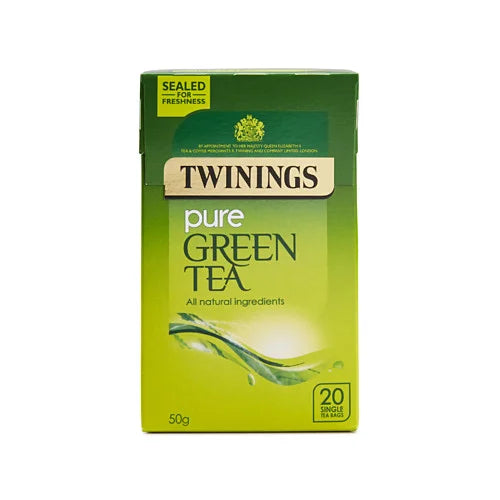 Twinings Lemon Green Tea 20 Tea Bags 40g, front of pack