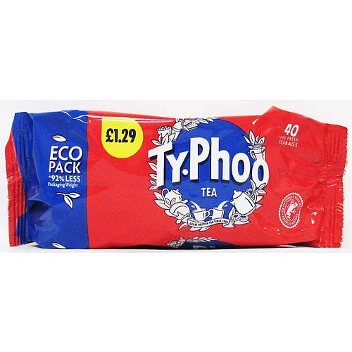Typhoo Eco Refill Tea 40s, front of pack