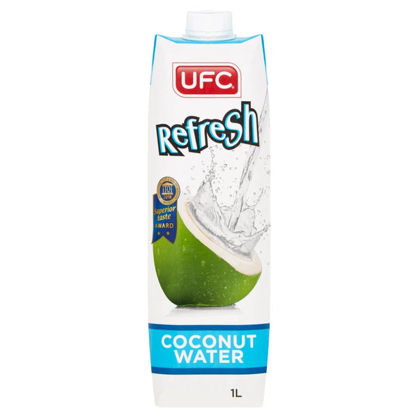 UFC Refresh Coconut Water 1L, front of pack