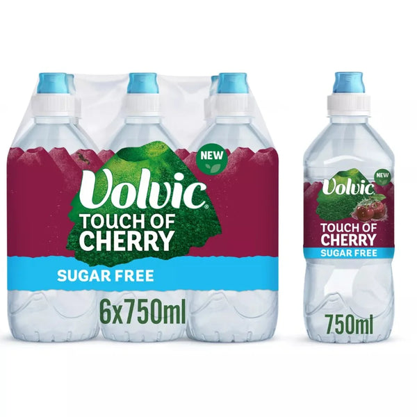 Volvic Touch of Fruit Cherry 750ml, front of pack