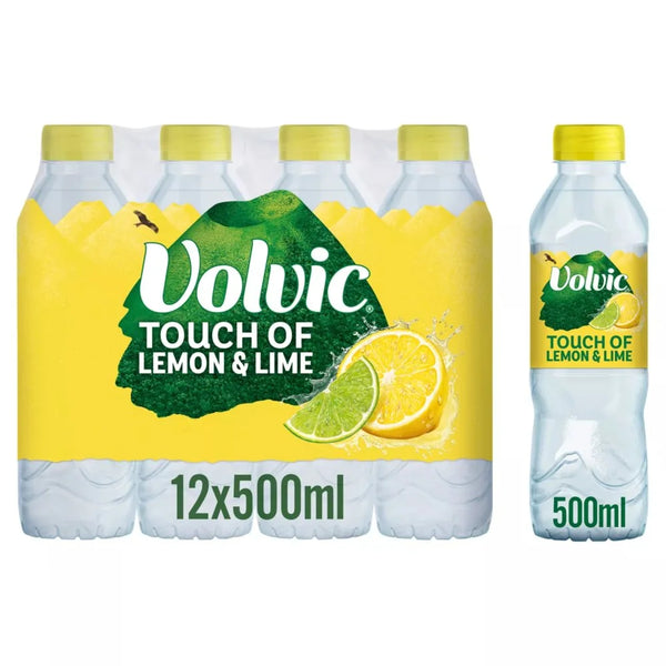 Volvic Touch of Fruit Lemon & Lime 500ml, front of pack