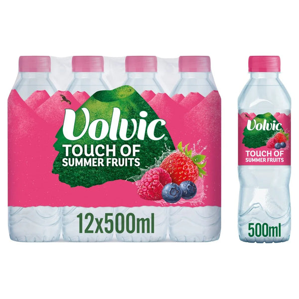 Volvic Touch of Summer Fruits 500ml, front of pack