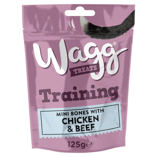 Wagg Training Treats with Chicken & Beef 125g, front of pack