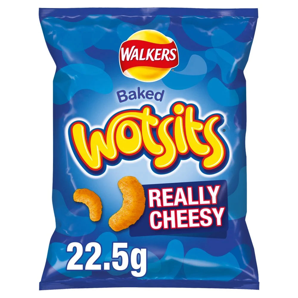 Walkers Wotsits Cheese Grab Bag Crisps 22.5g, front of pack