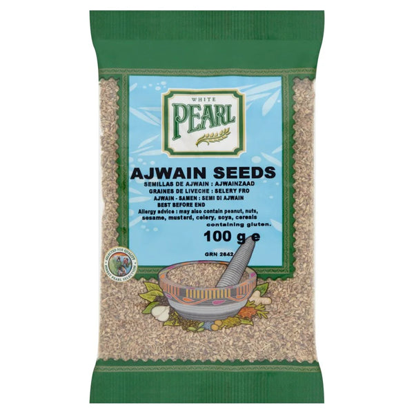White Pearl Ajwain Seeds 100g, front of pack