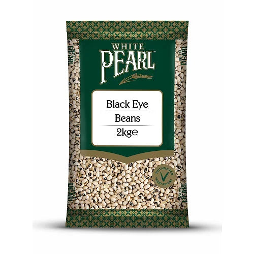 White Pearl Black Eye Beans 2kg, front of pack