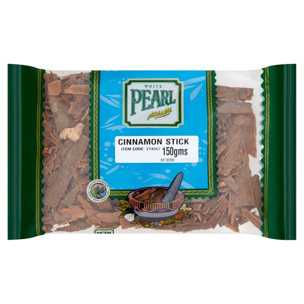 White Pearl Cinnamon Sticks 150g, front of pack