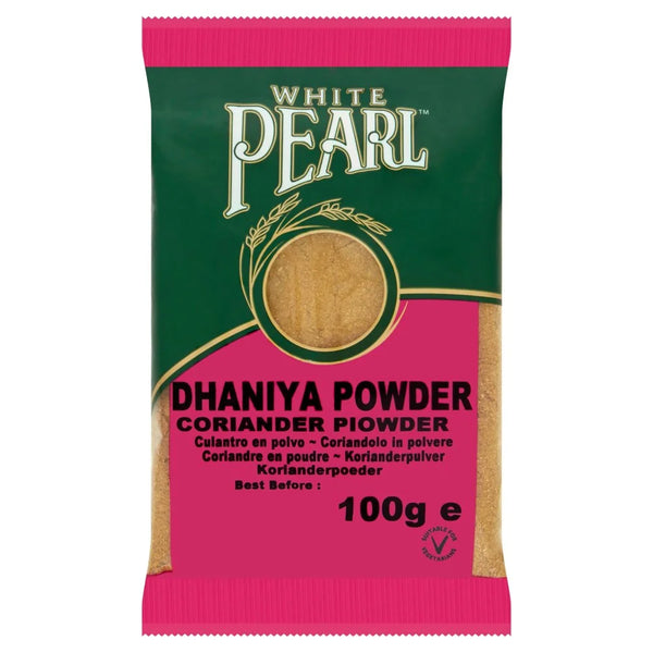 White Pearl Coriander Powder 100g, front of pack