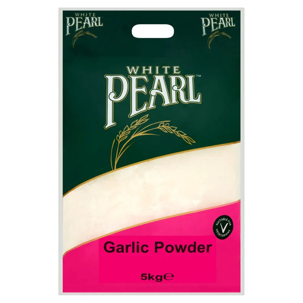 White Pearl Garlic Powder 5kg, front of pack