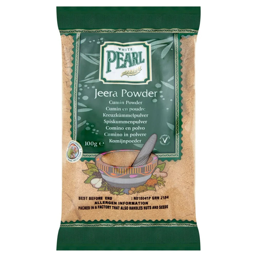 White Pearl Jeera Powder 100g, front of pack