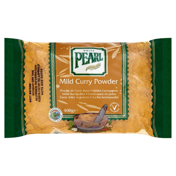 White Pearl Mild Curry Powder 400g, front of pack
