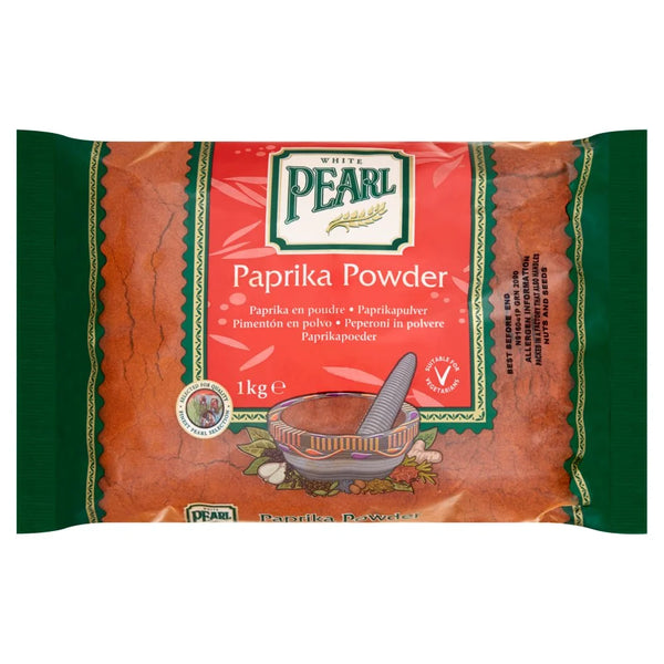 White Pearl Paprika Powder 1kg, front of pack