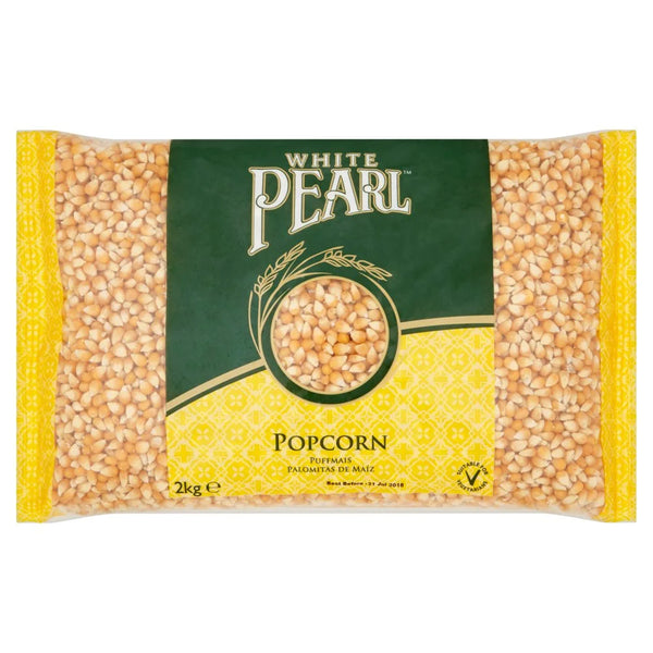 White Pearl Popcorn 2kg, front of pack