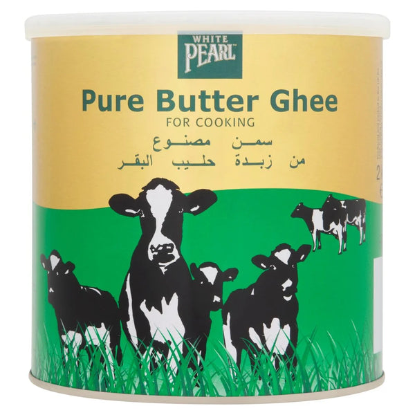 White Pearl Pure Butter Ghee 2kg, front of pack