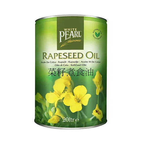 White Pearl Rapeseed Oil 20 Litre, front of pack