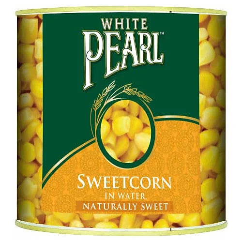 White Pearl Sweetcorn in Salted Water 325g, front of pack