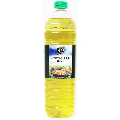 White Pearl Vegetable Oil 1L, front of pack