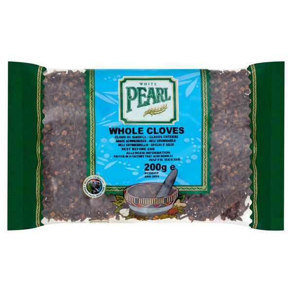 White Pearl whole cloves 200g, front of pack