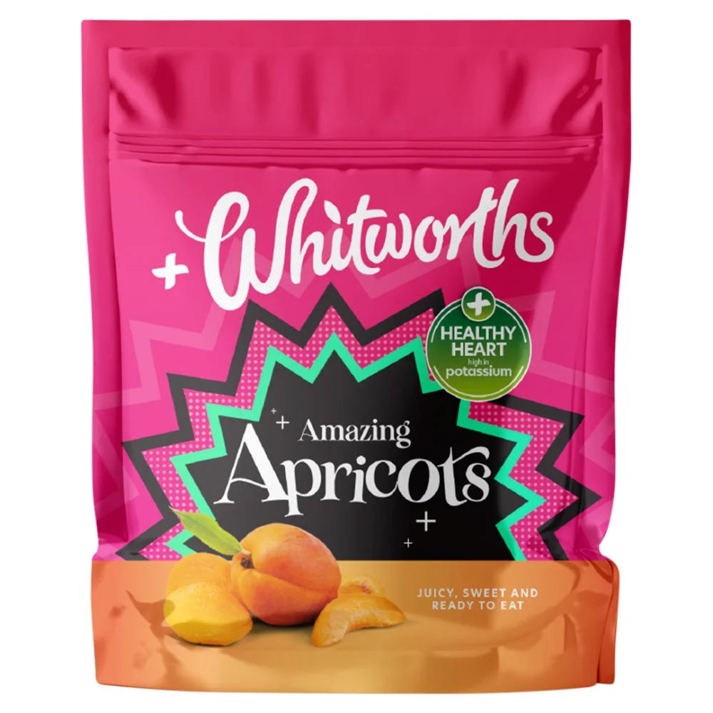 Whitworths Amazing Apricots 140g, front of pack
