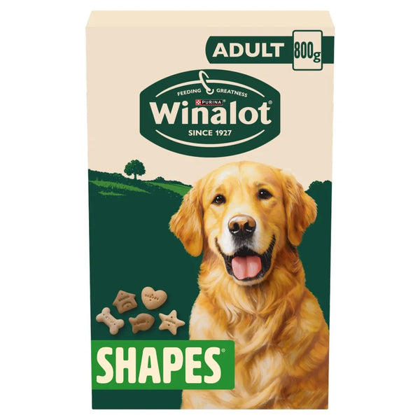 Winalot Shapes Dog Biscuits 800g, front of pack