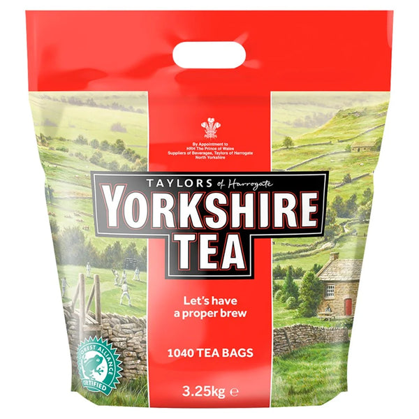 Yorkshire Tea 1040 Tea Bags 3.25kg, front of pack